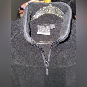 Grunt Style Black Quarter-Zip Unisex Sweater